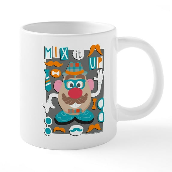 CafePress - Mr. Potato Head Mix It Up - 20 Oz White Ceramic Mega Mug