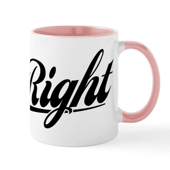 CafePress - Mr. Right - 11 oz Ceramic Mug - Novelty Coffee Tea Cup