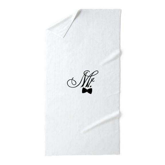 CafePress - Mr. Script - Large Beach Towel, Soft 30"x60" Towel with Unique Design