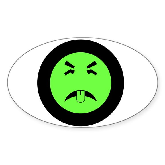 CafePress - Mr. Yuk Logo Sticker - Sticker (Oval)