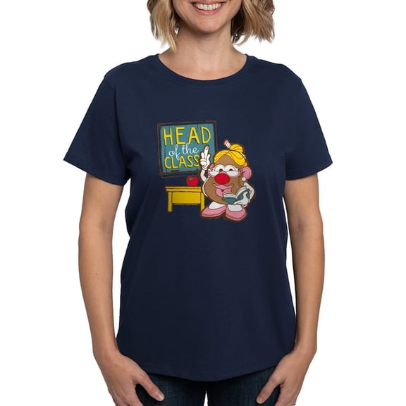 CafePress - Mrs. Potato Head Of Class Women's Classic T Shirt - Women's Traditional Fit Dark T-Shirt