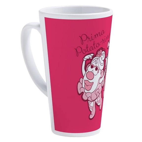 CafePress - Mrs. Potato Head Prima Potato Rina - 17 Oz White Ceramic Latte Mug