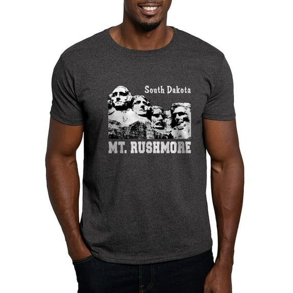 CafePress - Mt. Rushmore Dark T Shirt - Men's Classic Graphic Cotton T-Shirt