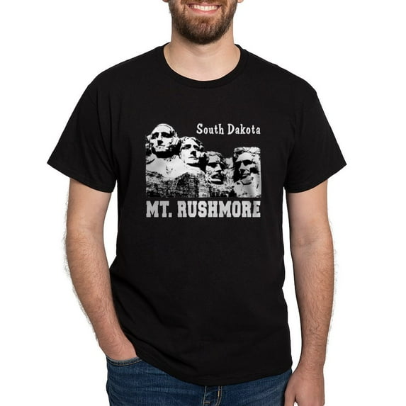 CafePress - Mt. Rushmore Dark T Shirt - Men's Classic Graphic Cotton T-Shirt