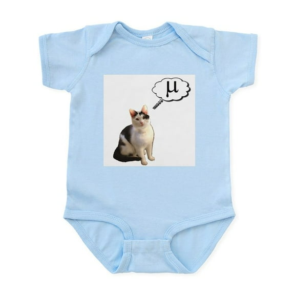 CafePress - Mu Kitty Infant Bodysuit - Baby Light Bodysuit