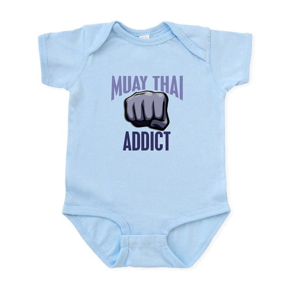 CafePress - Muay Thai Addict Infant Bodysuit - Baby Light Bodysuit, Size Newborn - 24 Months