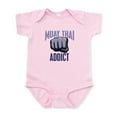 thumbnail image 1 of CafePress - Muay Thai Addict Infant Bodysuit - Baby Light Bodysuit, Size Newborn - 24 Months, 1 of 4