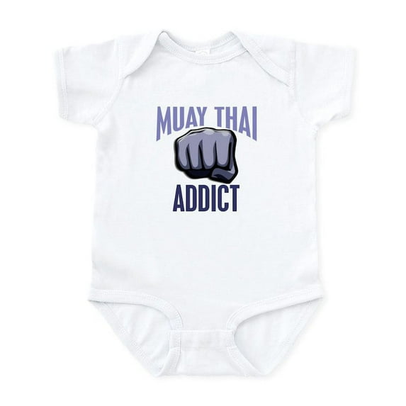 CafePress - Muay Thai Addict Infant Bodysuit - Baby Light Bodysuit, Size Newborn - 24 Months