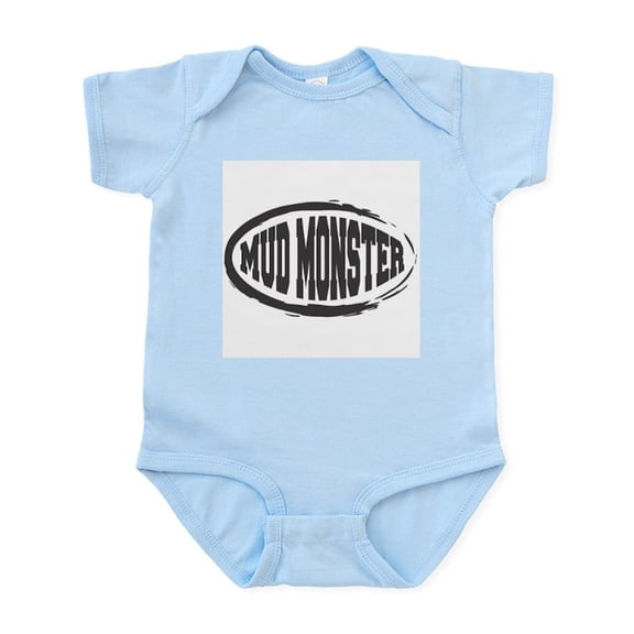 CafePress - Mud Monster Infant Bodysuit - Baby Light Bodysuit, Size Newborn - 24 Months