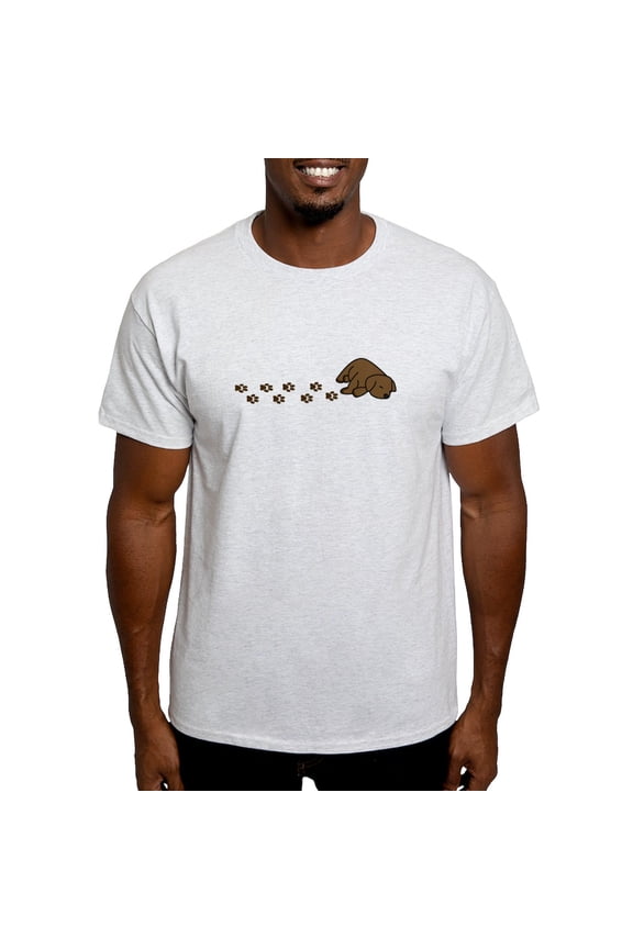 - Muddy Chocolate Lab Light T Shirt - Men's Classic Graphic T-Shirt