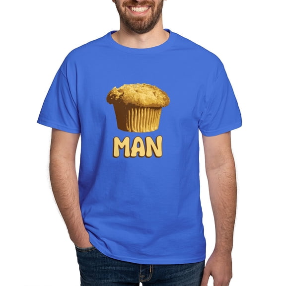 CafePress - Muffin Man T Shirt Dark T Shirt - Men's Classic Graphic Cotton T-Shirt