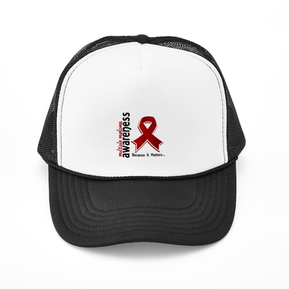 CafePress - Multiple Myeloma Awareness 5 - Adjustable Unisex Printed Trucker Hat with Mesh Back