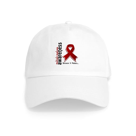CafePress - Multiple Myeloma Awareness 5 Cap - Adjustable 100% Brushed Unisex Casual Cotton Baseball Cap, Beige, 1