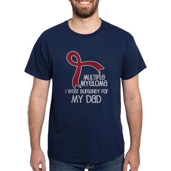 CafePress - Multiple Myeloma For Dad T Shirt - Men's Classic Graphic Cotton T-Shirt