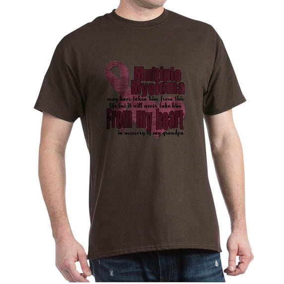 CafePress - Multiple Myeloma Grandpa Dark T Shirt - Men's Classic Graphic Cotton T-Shirt