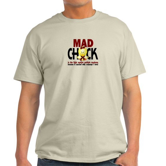 CafePress - Multiple Myeloma Mad Chick 1 Light T Shirt - Men's Classic Graphic T-Shirt