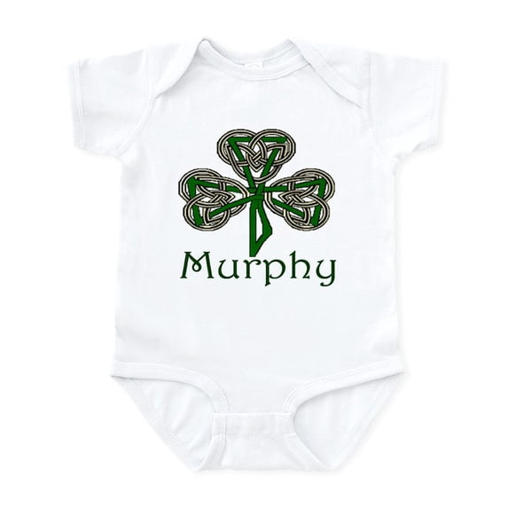 CafePress - Murphy Shamrock Infant Bodysuit - Baby Light Bodysuit, Size Newborn - 24 Months