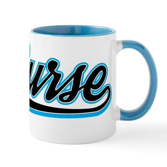 CafePress - Murse Baseball - 11 oz Ceramic Mug - Novelty Coffee Tea Cup