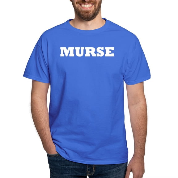 CafePress - Murse Male Nurse Dark T Shirt - Men's Classic Graphic Cotton T-Shirt