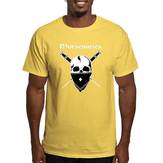 CafePress - Mursenaries For Dark Backgrounds T Shirt - Men's Classic Cotton T-Shirts