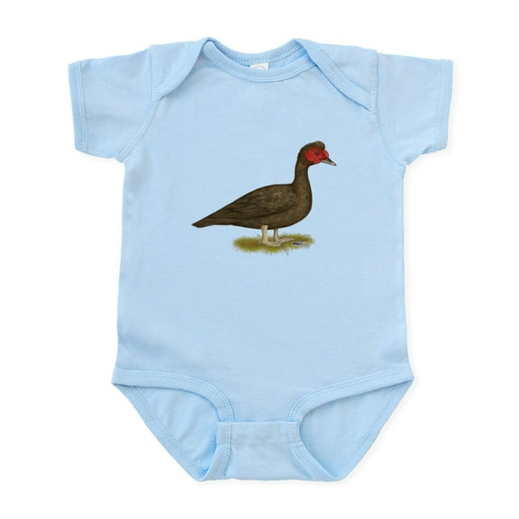 CafePress - Muscovy Chocolate Drake Body Suit - Baby Light Bodysuit, Size Newborn - 24 Months