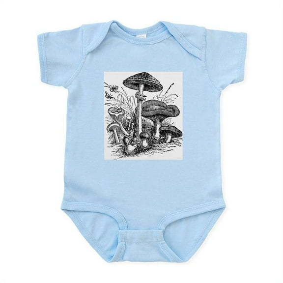 CafePress - Mushroom Infant Bodysuit - Baby Light Bodysuit, Size Newborn - 24 Months