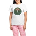 thumbnail image 1 of CafePress - Mushroom Women's Light Pajamas - Women's Short Sleeve Print T-Shirt and Pants Light Cotton Pajama Set, 1 of 7