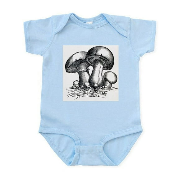 CafePress - Mushrooms Infant Bodysuit - Baby Light Bodysuit, Size Newborn - 24 Months