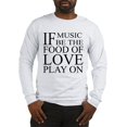 thumbnail image 1 of CafePress - Music Food Love Quote Long Sleeve T Shirt - Unisex Cotton Long Sleeve T-Shirt, 1 of 4