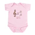 thumbnail image 1 of CafePress - Music In Me Infant Bodysuit - Baby Light Bodysuit, Size Newborn - 24 Months, 1 of 4