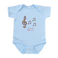 thumbnail image 1 of CafePress - Music In Me Infant Bodysuit - Baby Light Bodysuit, Size Newborn - 24 Months, 1 of 4