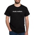 thumbnail image 1 of CafePress - Music Matters Dark T Shirt - Men's Classic Cotton T-Shirts, 1 of 3