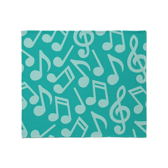 CafePress - Music Notes Throw Blanket - Soft Fleece Throw Blanket, 50"x60" for All Ages