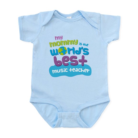 CafePress - Music Teacher Gift For Kids Infant Bodysuit - Baby Light Bodysuit, Size Newborn - 24 Months