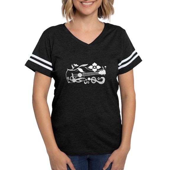 CafePress - Musical Instrument T Shirt - Womens Football Shirt