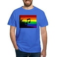 thumbnail image 1 of CafePress - Musical Note Gay Rainbow Art T Shirt - Men's Classic Graphic Cotton T-Shirt, 1 of 4