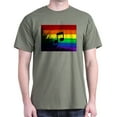 thumbnail image 1 of CafePress - Musical Note Gay Rainbow Art T Shirt - Men's Classic Graphic Cotton T-Shirt, 1 of 4