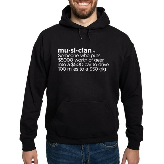 CafePress - Musician Hoodie - Pullover Hoodie, Classic, Comfortable Hooded Sweatshirt