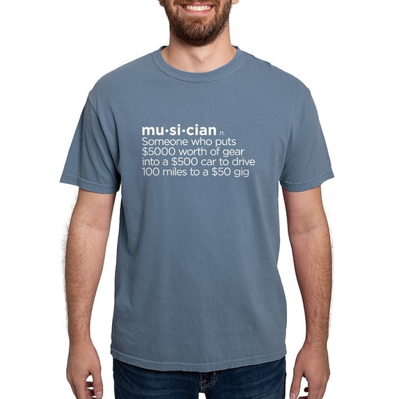 CafePress - Musician T Shirt - Mens Comfort Colors Shirt