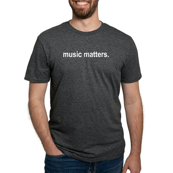 CafePress - Musicmatters Men's Deluxe T Shirt - Mens Tri-blend T-Shirt
