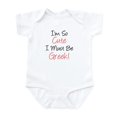 thumbnail image 1 of CafePress - Must Be Greek Infant Bodysuit - Baby Light Bodysuit, Size Newborn - 24 Months, 1 of 4