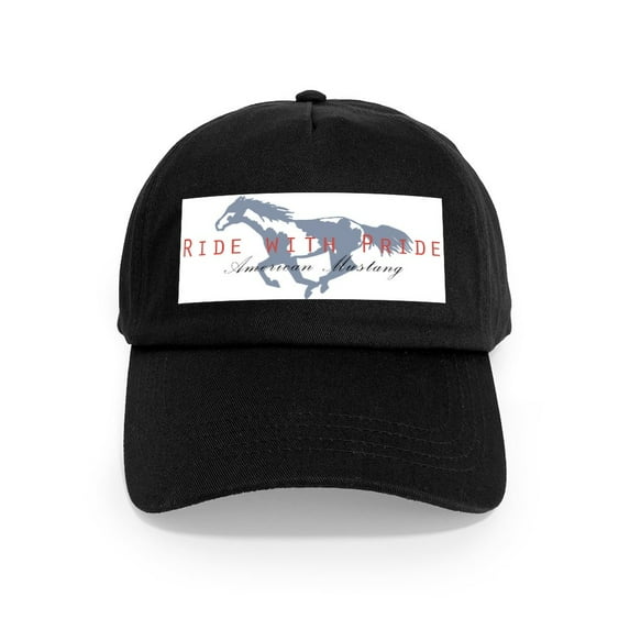 CafePress - Mustang Horse Cap - Adjustable 100% Brushed Unisex Casual Cotton Baseball Cap, Beige, 1