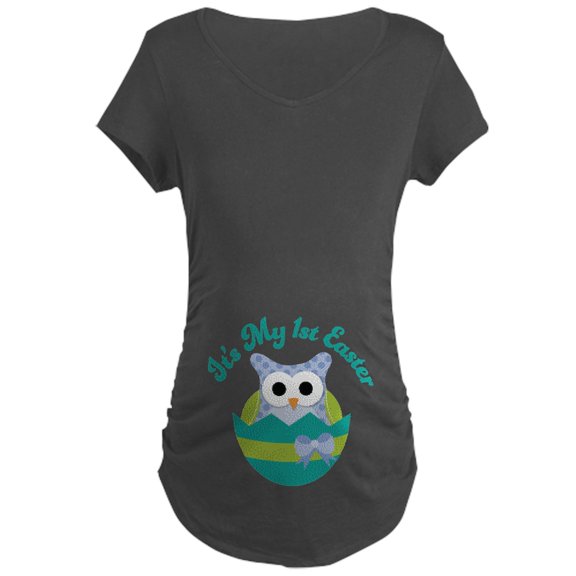 CafePress - My 1St Easter Bunny Maternity Dark T Shirt - Maternity Dark T-Shirt