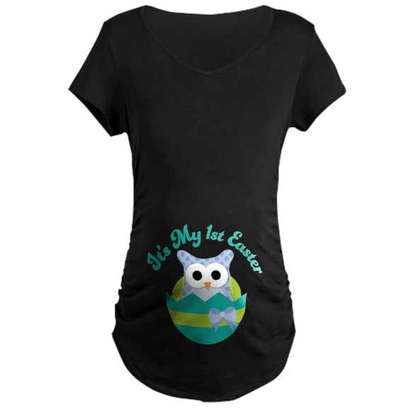 CafePress - My 1St Easter Bunny Maternity Dark T Shirt - Maternity Dark T-Shirt