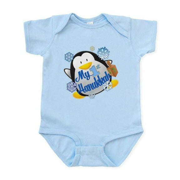 CafePress - My 1St Hanukkah Infant Bodysuit - Baby Light Bodysuit, Size Newborn - 24 Months
