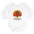 thumbnail image 1 of CafePress - My 1St Thanksgiving Long Sleeve Infant Bodysuit - Long Sleeve Cotton Baby Bodysuit, 1 of 4
