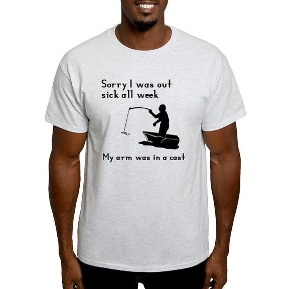 CafePress - My Arm Was In A Cast Light T Shirt - Light T-Shirt - CP