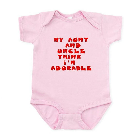 CafePress - My Aunt And Uncle Love Me Infant Bodysuit - Baby Light Bodysuit, Size Newborn - 24 Months