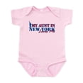thumbnail image 1 of CafePress - My Aunt In NY Baby Light Bodysuit - Baby Light Bodysuit, Size Newborn - 24 Months, 1 of 4