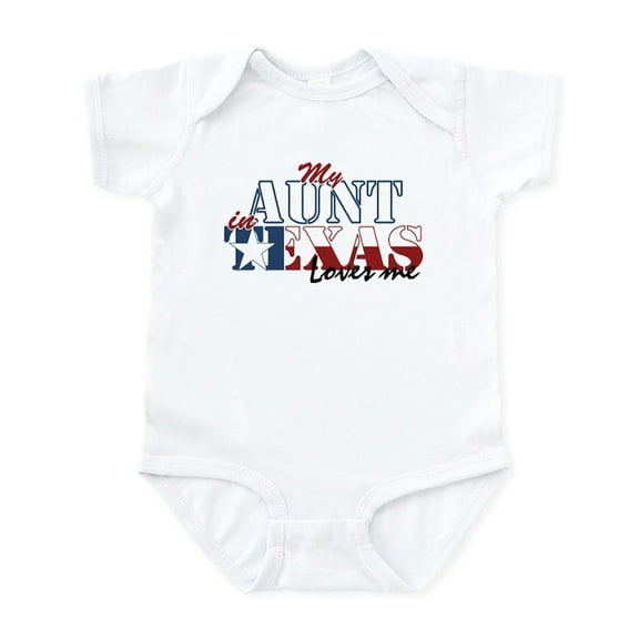 CafePress - My Aunt In TX Baby Light Bodysuit - Baby Light Bodysuit, Size Newborn - 24 Months